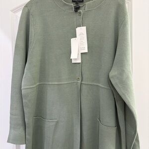 Eileen Fisher Sage Knit Sweater Set